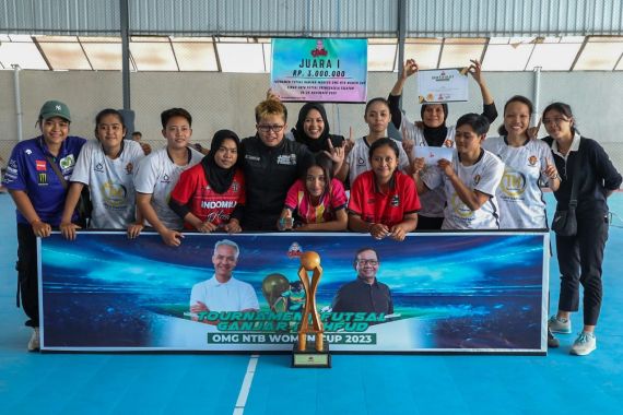 Orang Muda Ganjar Gelar Kompetisi Futsal Putri, Ajang Persiapan Menyambut PON 2028 NTB-NTT - JPNN.COM