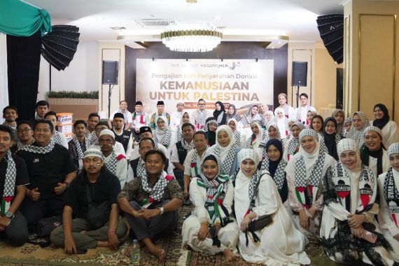 MS Glow Menyerahkan Donasi Kemanusiaan Rp 1 Miliar untuk Palestina - JPNN.COM