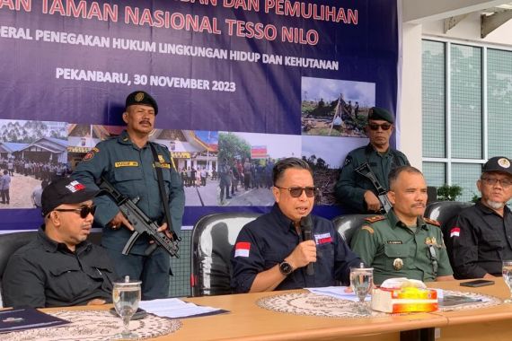 600 Hektare Hutan TNTN Habibat Gajah hingga Harimau Jadi Kebun Sawit, KLHK Bertindak - JPNN.COM