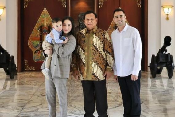 Raffi Ahmad dan Nagita Slavina Bawa Cipung Bertemu Prabowo - JPNN.COM