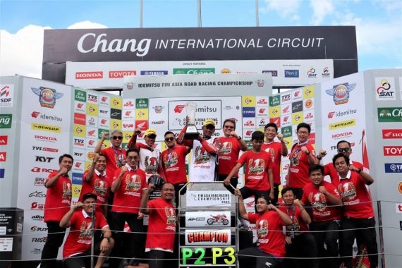Pembalap Indonesia Tak Terbendung, Rheza Danica Juara ARRC 2023 - JPNN.COM