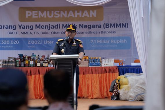 Bea Cukai Musnahkan Beragam Barang Ilegal di Makassar, Nominalnya Fantastis! - JPNN.COM