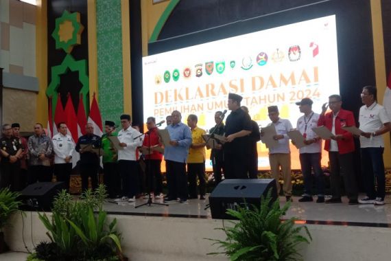 Deklarasi Damai Pemilu 2024, Pj Gubernur: Sumsel Terkenal dengan Zero Conflict, Harus Dijaga - JPNN.COM