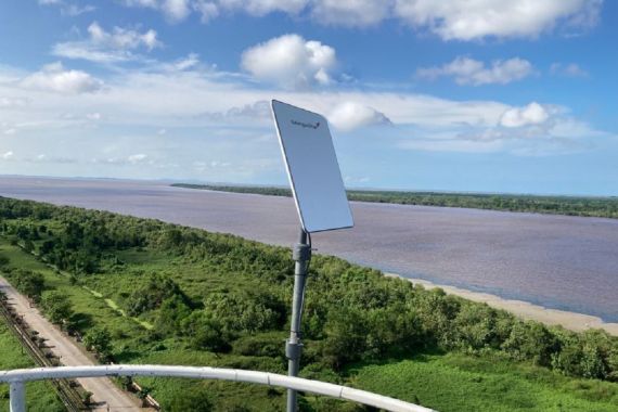 MangoStar Telkomsat Mudahkan Layanan Perbankan Digital di Pulau Sambu - JPNN.COM