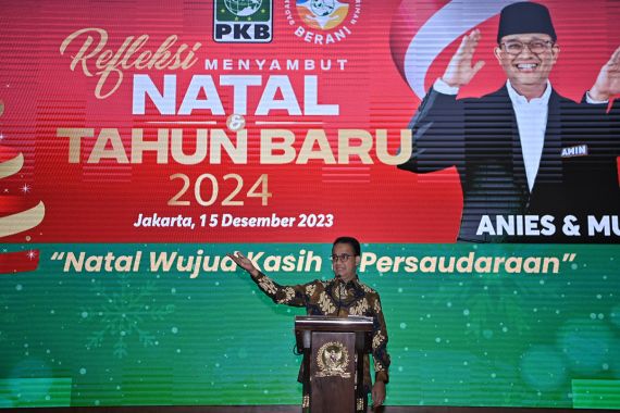 Anies Bicara Kebinekaan Bangsa Indonesia saat Refleksi Natal bersama PKB - JPNN.COM