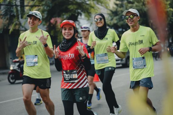 Lari 10K, Atikoh Ganjar Melepas Rindu dengan Warga Semarang - JPNN.COM