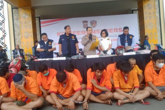 Operasi Mandiri, Polrestabes Palembang Tangkap 32 Tersangka Curanmor - JPNN.COM