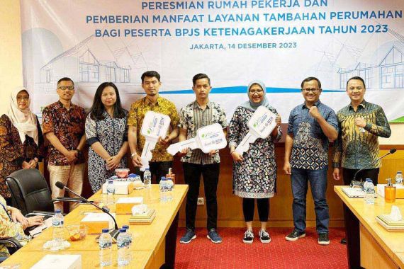 MLT BPJS Ketenagakerjaan Bantu Pekerja Dapat Rumah Layak, Alhamdulillah  - JPNN.COM