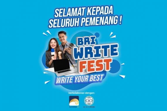 Pengumuman Pemenang BRI Write Fest 2023, Selamat! - JPNN.COM