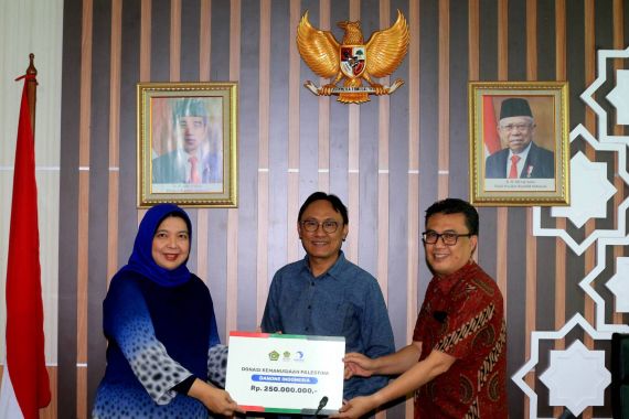 Danone Indonesia Kembali Bantu Palestina, Kini Melalui BPJPH - JPNN.COM