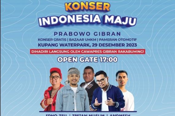 Gibran Rakabuming Raka Bakal Hadiri Konser Indonesia Maju di NTT - JPNN.COM