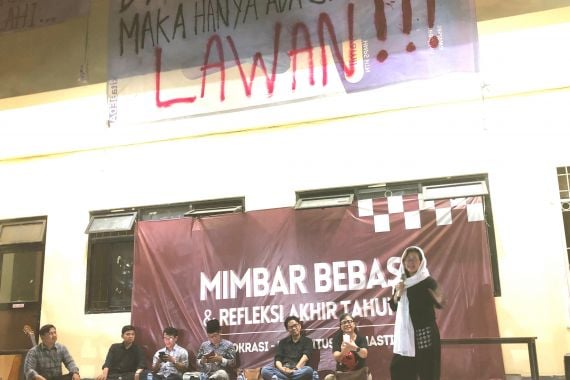 Mimbar Bebas UIN Jakarta, Aktivis dan Tokoh Tak Ingin Kebobrokan Jokowi Diwariskan - JPNN.COM