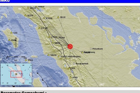 Gempa Guncang Rokan Hulu, Ini Penjelasan BMKG Pekanbaru - JPNN.COM