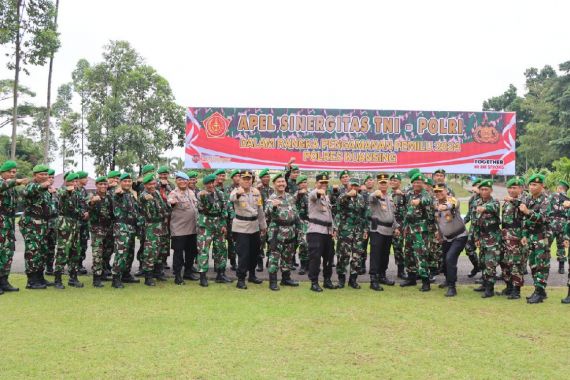 TNI dan Polri di Kuansing Bersinergi Ciptakan Suasana Damai Menjelang Pemilu 2024 - JPNN.COM