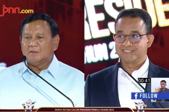Debat Ketiga Capres, Prabowo Singgung ada Kontestan yang Asal Bicara - JPNN.COM