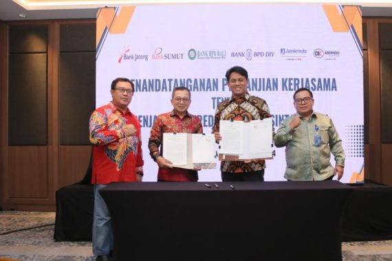 Jamkrindo Jalin Kerja Sama dengan 4 Bank Daerah - JPNN.COM