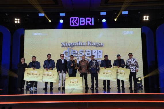 Juara Umum Nugraha Karya Desa BRILiaN dapat Rp 1 Miliar dari BRI - JPNN.COM