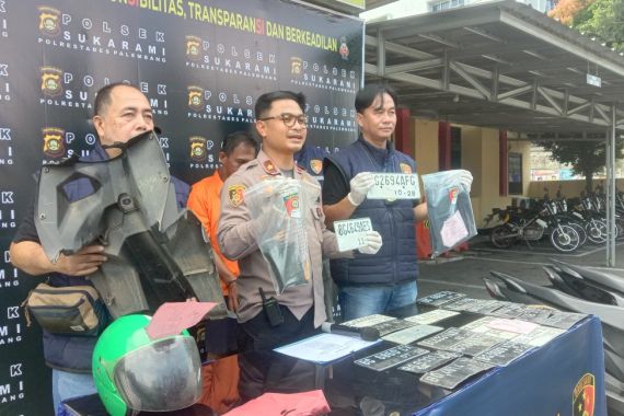 Polisi Tangkap Pencuri Motor di Palembang - JPNN.COM