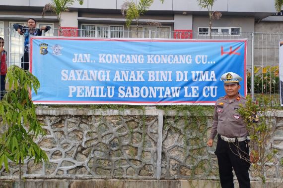Ditlantas Polda Riau Imbau Masyarakat Tertib Ikuti Tahapan Pemilu, Pakai Bahasa Ocu - JPNN.COM