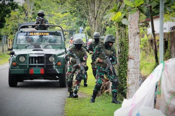 Mempertajam Naluri Tempur Prajurit, Yonmarhanlan XIII Tarakan Gelar Latihan Pertempuran Jarak Dekat - JPNN.COM