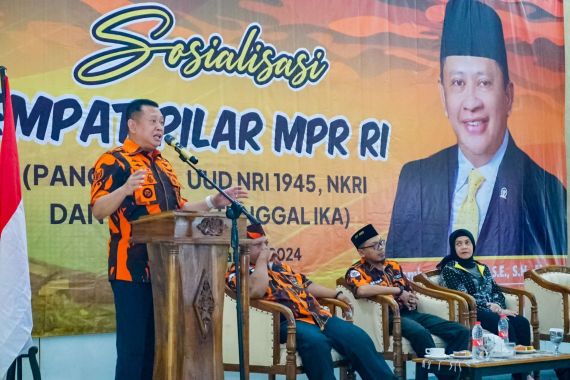 Sosialisasi Empat Pilar, Bamsoet Bicara Peran Kader Pemuda Pancasila di Pemilu 2024 - JPNN.COM