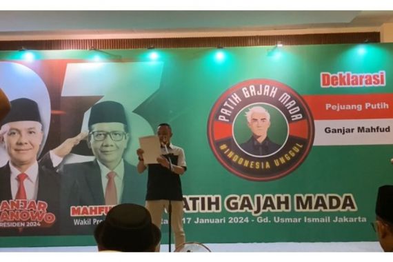 Patih Gajah Mada Deklarasi Dukung Ganjar-Mahfud MD di Pilpres 2024 - JPNN.COM
