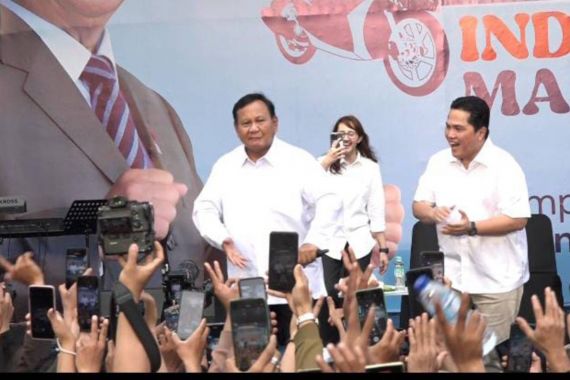 OjolET Ikut Ramaikan Kampanye Prabowo-Gibran di GBK - JPNN.COM