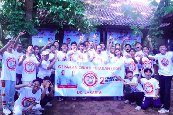 Relawan GSP Se-Jabodetabek Gelar Senam Gemoy untuk Pemenangan Prabowo-Gibran Sekali Putaran - JPNN.COM