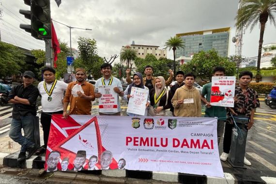 Sambut Pesta Demokrasi Riang Gembira 2024, SEMMI Jakarta Raya Kampanyekan Pemilu Damai - JPNN.COM