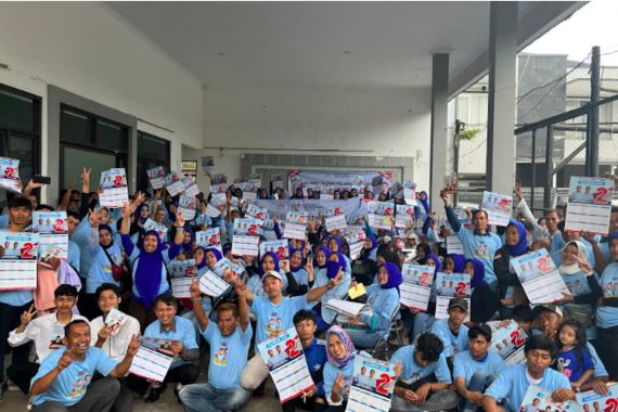 Relawan Canvasing Gempita Bandung Raya Berkonsolidasi untuk Memenangkan Prabowo-Gibran - JPNN.COM