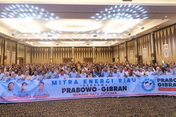 1.400 Pengusaha Gas LPG di Pekanbaru Nyatakan Dukung Capres Prabowo-Gibran - JPNN.COM