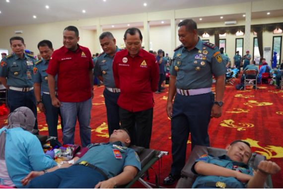 Menjelang HUT Ke-78 Pomal, TNI AL Gelar Donor Darah Serentak di Seluruh Indonesia - JPNN.COM
