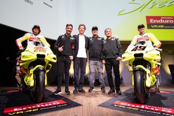 DNA Kuning Neon Merevolusi Jiwa Grafis Tim Pertamina Enduro VR46 Racing MotoGP - JPNN.COM
