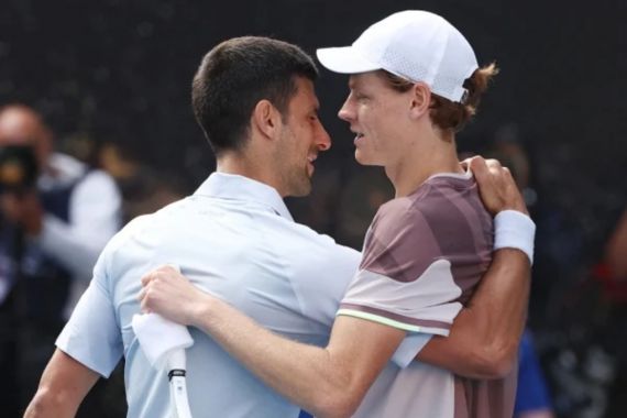 Novak Djokovic Kalah dari Jannik Sinner di Semifinal Australian Open 2024 - JPNN.COM