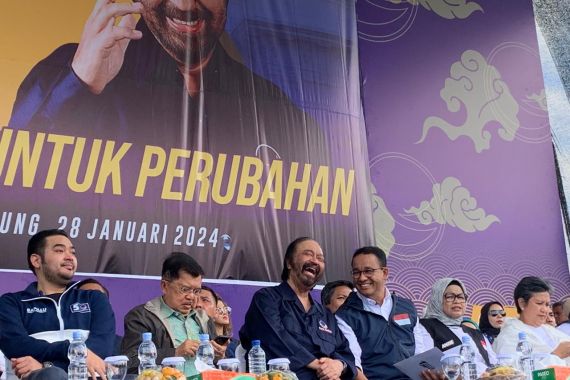 Jusuf Kalla hingga Surya Paloh Dampingi Anies Baswedan Kampanye Akbar di Kota Bandung - JPNN.COM