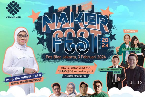 Yuk Hadiri Naker Fest 2024 yang Diselenggarakan Kemnaker, Banyak Kegiatan Menarik! - JPNN.COM