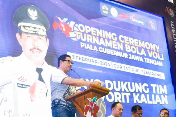 Jateng Sport Tourism 2024 Dibuka dengan Turnamen Bola Voli - JPNN.COM