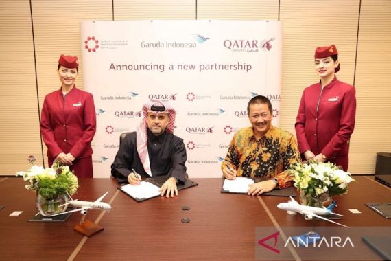 Gandeng Qatar Airways, Garuda Indonesia Buka Rute Penerbangan Jakarta-Doha PP - JPNN.COM