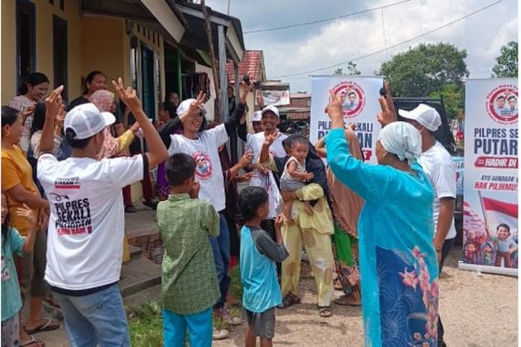 Ajak Masyarakat Dukung Prabowo-Gibran, GSP Banyuasin Targetkan Menang Pilpres Sekali Putaran - JPNN.COM