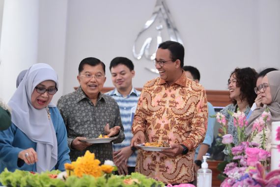 Anies-Muhaimin Bungkam, Jusuf Kalla Beberkan Hasil Pertemuan - JPNN.COM