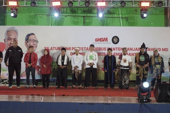 GMGM Banten Bersama Puluhan Padepokan Silat & Debus Deklarasi Dukung Ganjar-Mahfud - JPNN.COM