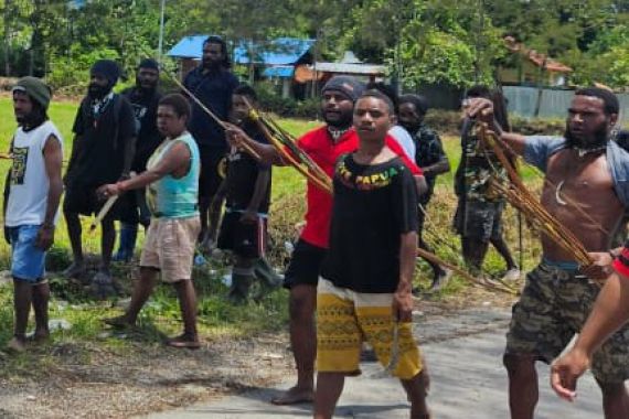 Posko Pemenangan PDIP di Wamena Papua Pegunungan Dibakar - JPNN.COM