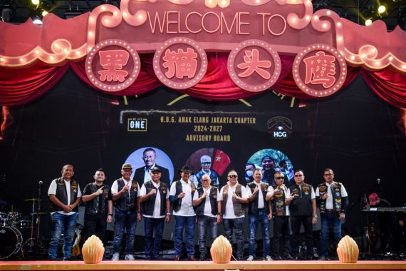 HOG Anak Elang Jakarta Chapter Sukses Gelar Inaugurasi Officers - JPNN.COM