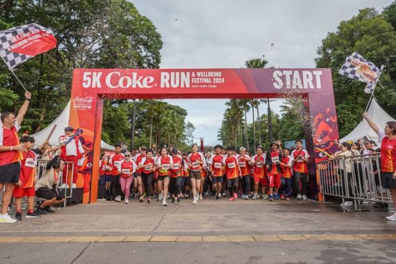 CCEP Indonesia Gelar 5K Coke Run & Wellbeing Festival bagi Karyawan, Ribuan Peserta Hadir - JPNN.COM