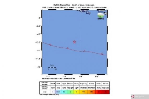Gempa Bumi M 5 Terjadi di Jember, tidak Berpotensi Tsunami - JPNN.COM