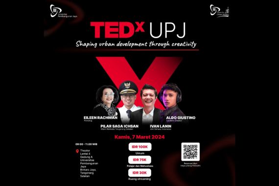 Universitas Pembangunan Jaya Segera Gelar Acara 'TEDx UPJ Urban Talks', Catat Waktunya! - JPNN.COM