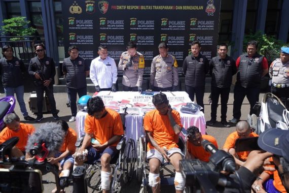 9 Pelaku Kejahatan di Jakut Diamankan, 3 Didor Kakinya, Lihat - JPNN.COM