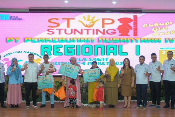 PTPN IV Regional I Bantu Puluhan Anak Terdampak Stunting di Sumut - JPNN.COM