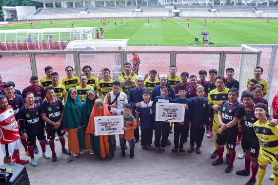 Gelaran Harlah ke-2 SeeJontor FC Dihiasi dengan Tali Kasih dan Peluncuran Jersei MUBA - JPNN.COM
