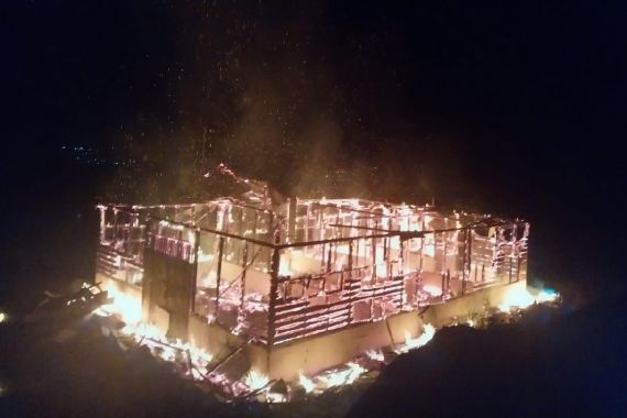 Kantor BPBD Dogiyai Papua Tengah Terbakar, Kompol Sarraju Bilang Begini - JPNN.COM